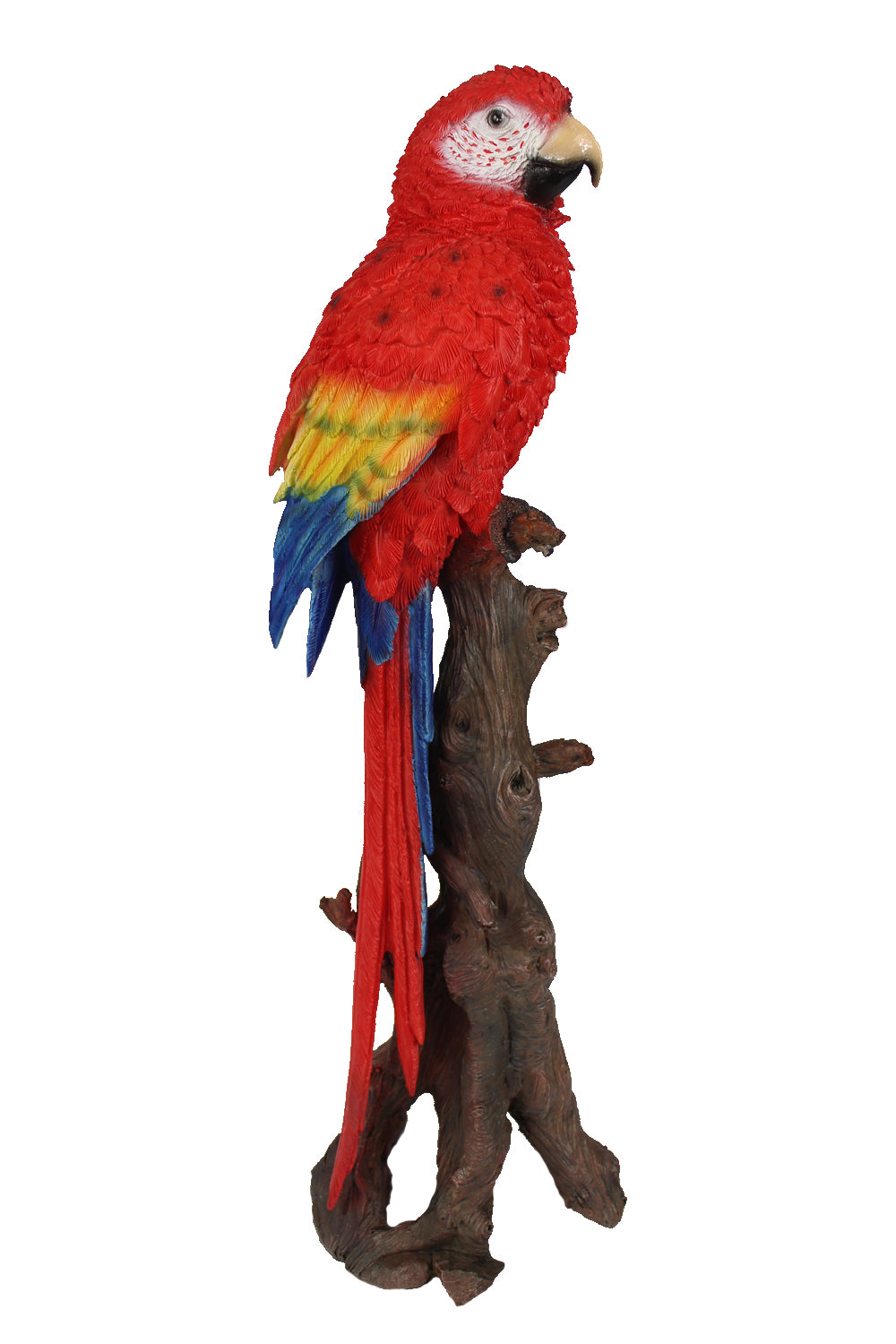 Tierfigur Papagei Gartenfigur Ara – arnusa 66cm lebensecht