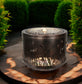 Gartenbrunnen mit LED Beleuchtung aus Metall runder Springbrunnen Wasserspiel Gartendeko