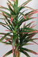 Kunstpflanze Dracaena 180 cm künstliche Pflanze im Topf