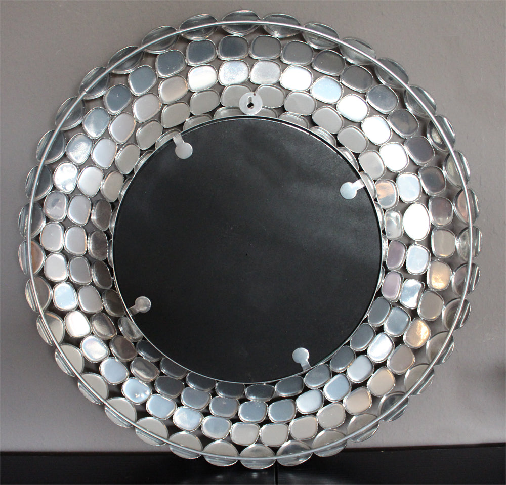 Dekospiegel 63x63 arnusa – Spiegel Silber Wandspiegel cm Metall