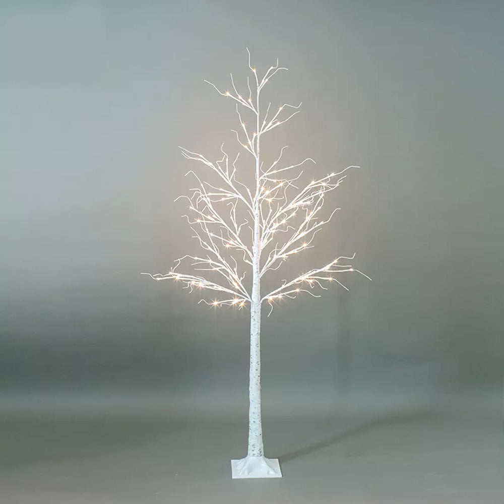 LED Baum Winterbirke 160 cm 152 LED warmweiß innen und Außen – arnusa