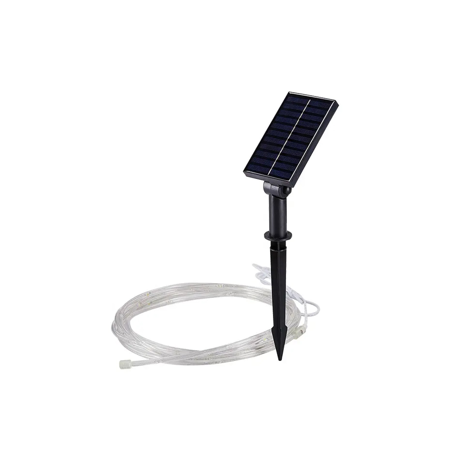 Solar LED Lichtschlauch Lichterkette 5 Meter w Schlauch – wasserfest LED arnusa